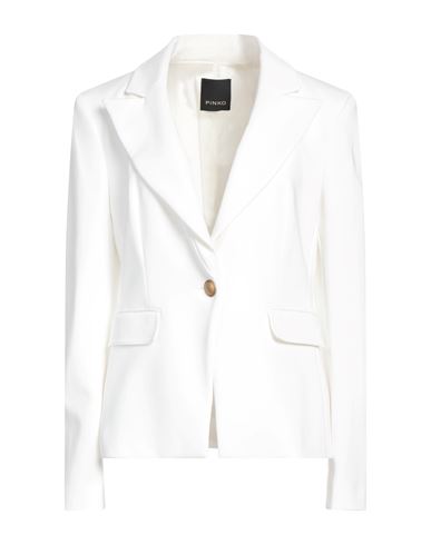 Pinko Woman Suit Jacket Off White Size 8 Viscose, Polyamide, Elastane