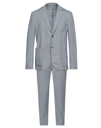 Barbati Man Suit Midnight Blue Size 40 Polyester, Viscose