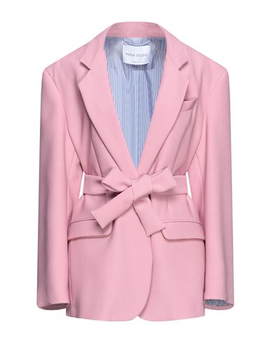 Hebe Studio Woman Suit Jacket Pink Size 0 Polyester