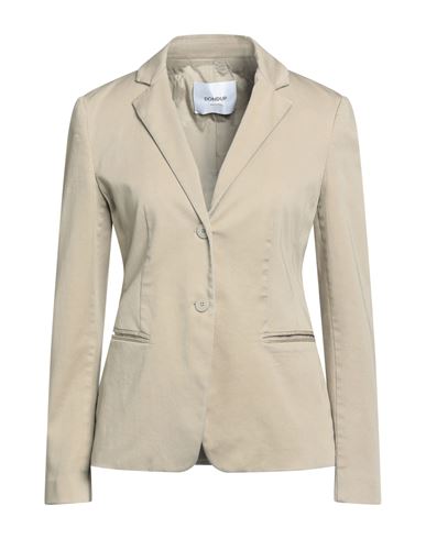 Dondup Woman Suit Jacket Sand Size 6 Cotton, Elastane Beige ModeSens