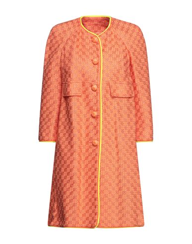 Легкое пальто CAVALLI CLASS оранжевого цвета