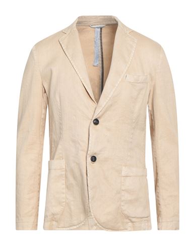 Mason's Man Suit Jacket Sand Size 40 Linen, Cotton, Elastane In Beige