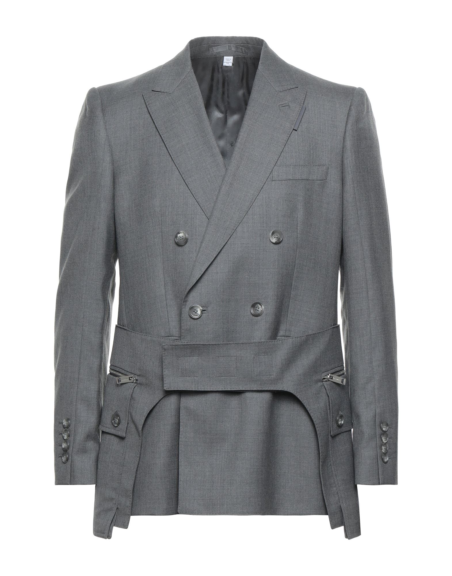 Burberry Suit Jackets In Grey