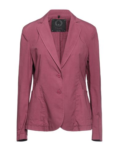 T-jacket By Tonello Woman Suit Jacket Magenta Size L Cotton, Elastane