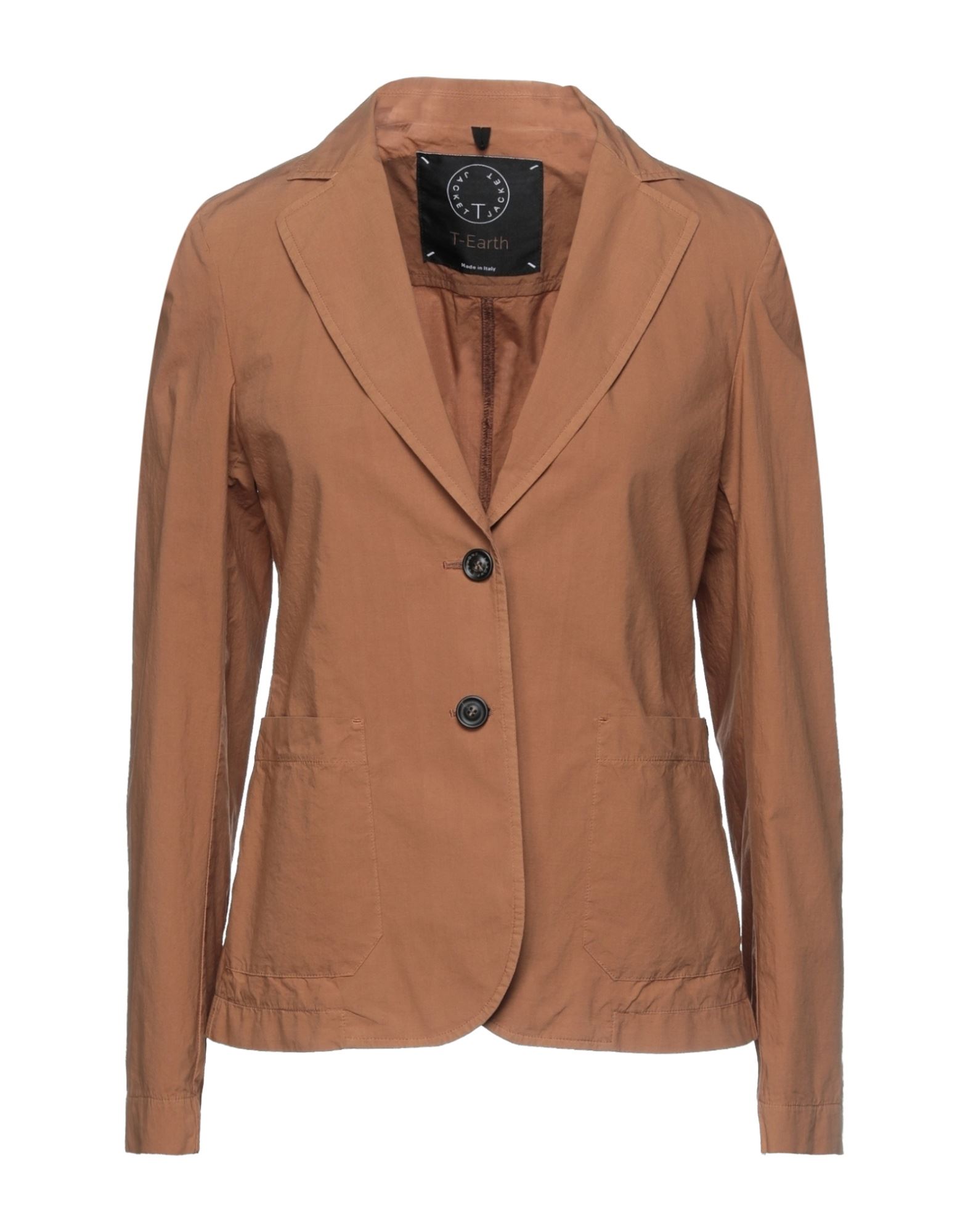 T-jacket By Tonello Suit Jackets In Brown