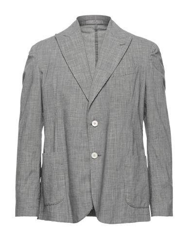 At. p.co Man Blazer Grey Size 38 Polyester, Elastane