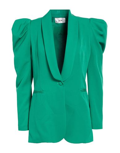 Odì Odì Woman Blazer Green Size S Polyester, Elastane