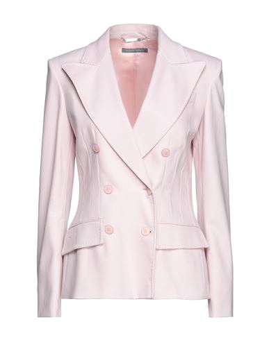 Alberta Ferretti Double-breasted Blazer In Pink