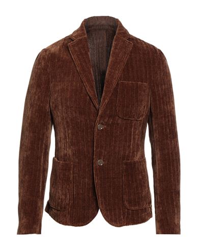 Man Blazer Camel Size 42 Polyester