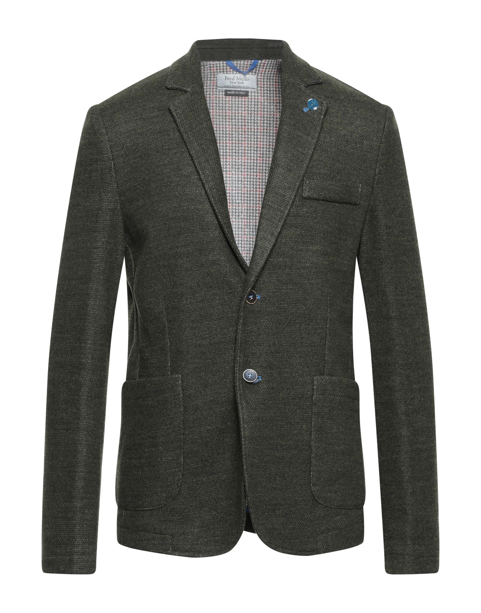 Fred Mello Suit Jackets In Gray