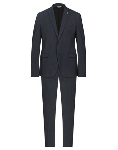Manuel Ritz Man Suit Steel Grey Size 44 Polyester, Wool, Elastane