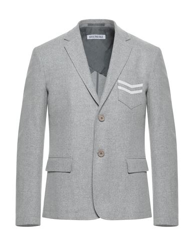 Bikkembergs Man Suit Jacket Grey Size 38 Virgin Wool