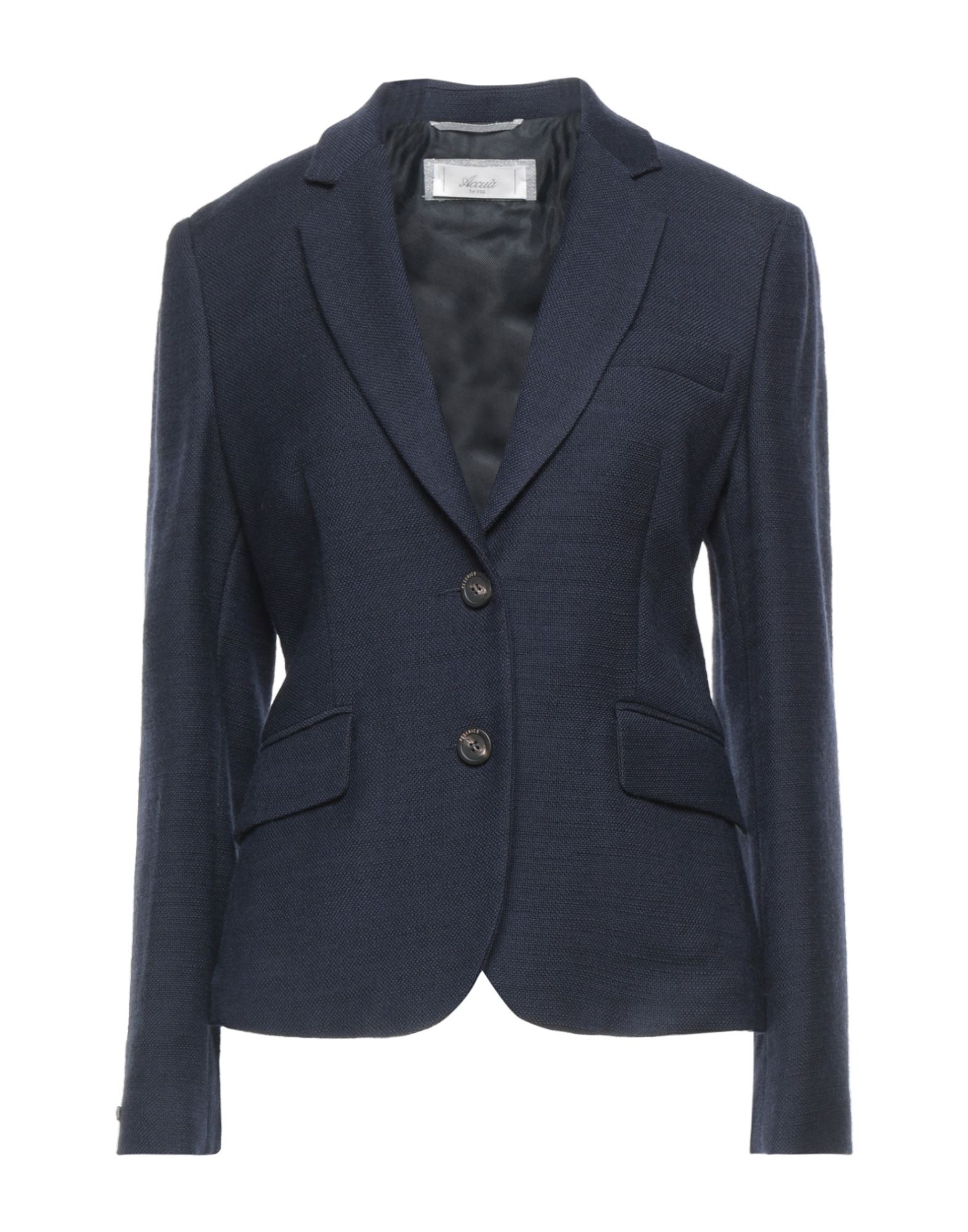Accuà By Psr Woman Suit Jacket Midnight Blue Size 12 Virgin Wool, Wool