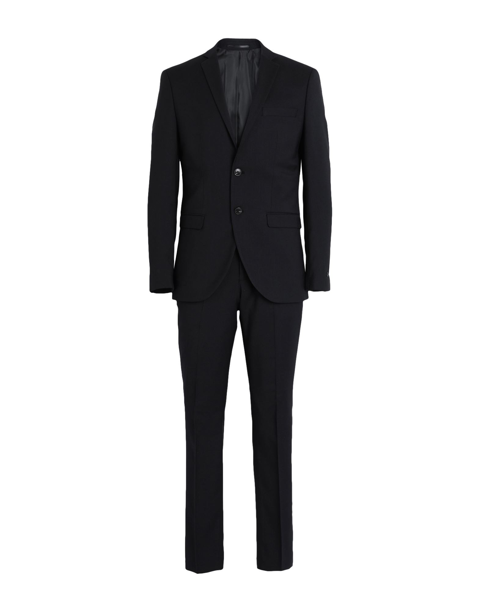 Shop Jack & Jones Jprsolaris Suit Noos Man Suit Black Size 46 Polyester, Wool, Elastane