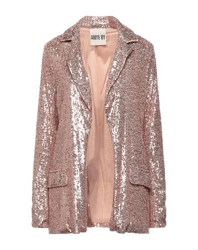 Aniye By Woman Blazer Blush Size L Polyester, Elastane In Pink
