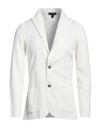 Lardini Man Suit Jacket Off White Size Xs Cotton