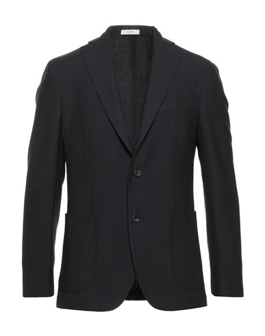 Boglioli Man Blazer Black Size 40 Polyester, Virgin Wool