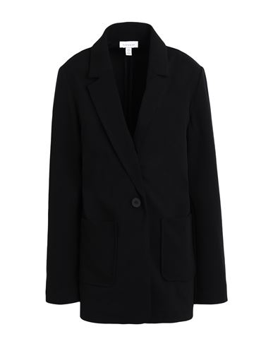 Topshop Woman Blazer Black Size 2 Polyester, Elastane