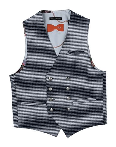 Shop Daniele Alessandrini Toddler Boy Tailored Vest Midnight Blue Size 6 Polyester, Viscose, Elastane