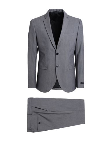 Jack & Jones Man Suit Grey Size 44 Polyester, Viscose, Elastane