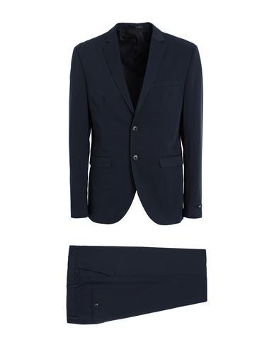 Jack & Jones Man Suit Midnight Blue Size 46 Polyester, Viscose, Elastane