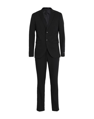 Jack & Jones Man Suit Black Size 44 Polyester, Viscose, Elastane