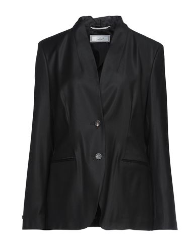 Shop Peserico Woman Blazer Black Size 6 Virgin Wool, Viscose, Elastane