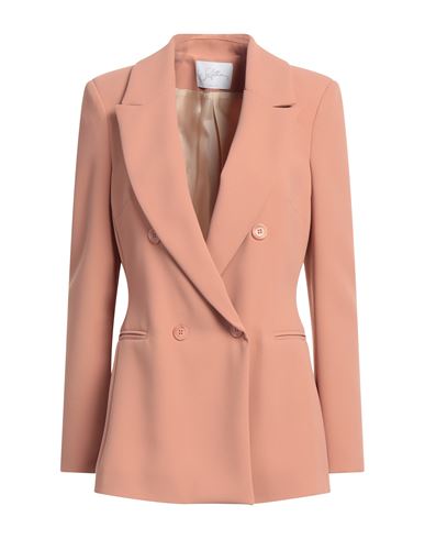 Soallure Woman Suit Jacket Blush Size 10 Polyester In Pink