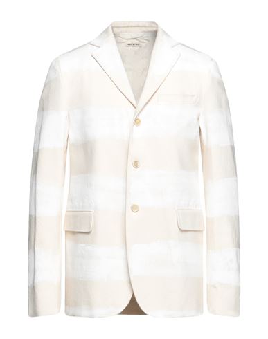 Marni Man Suit Jacket White Size 40 Cotton