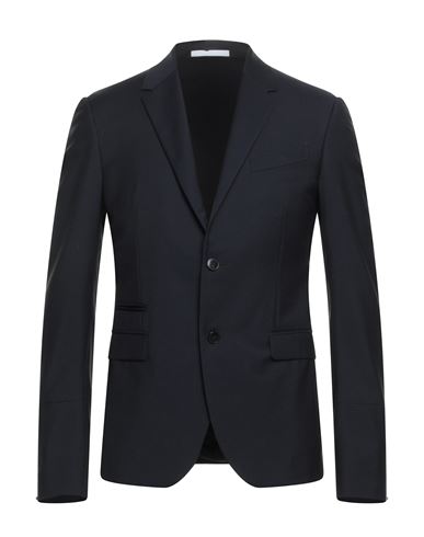 Valentino Garavani Man Blazer Midnight Blue Size 36 Virgin Wool, Elastane, Wool, Viscose In Blue