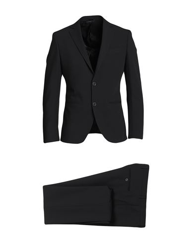 Tombolini Man Suit Black Size 50 Polyester, Viscose, Elastane