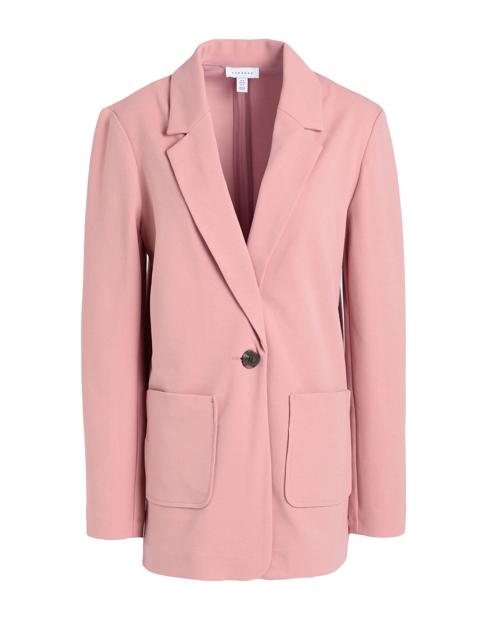 Topshop Suit Jackets In Pink