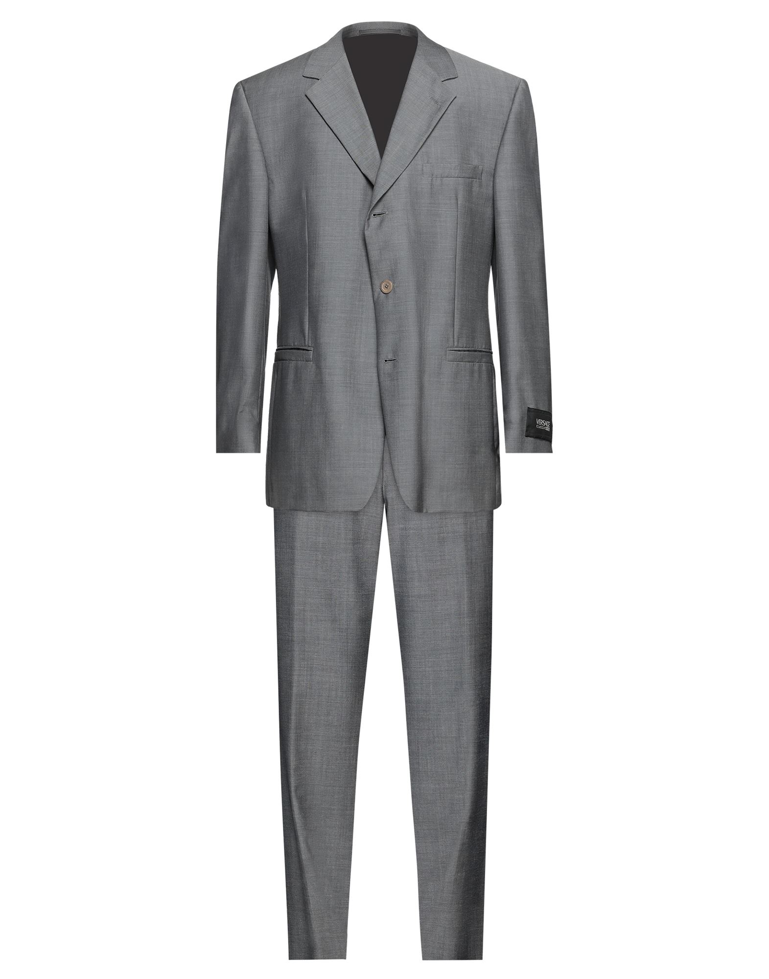 ヴェルサーチコレクションスーツ黒ストライプ セットアップ スーツ メンズ 高級品市場