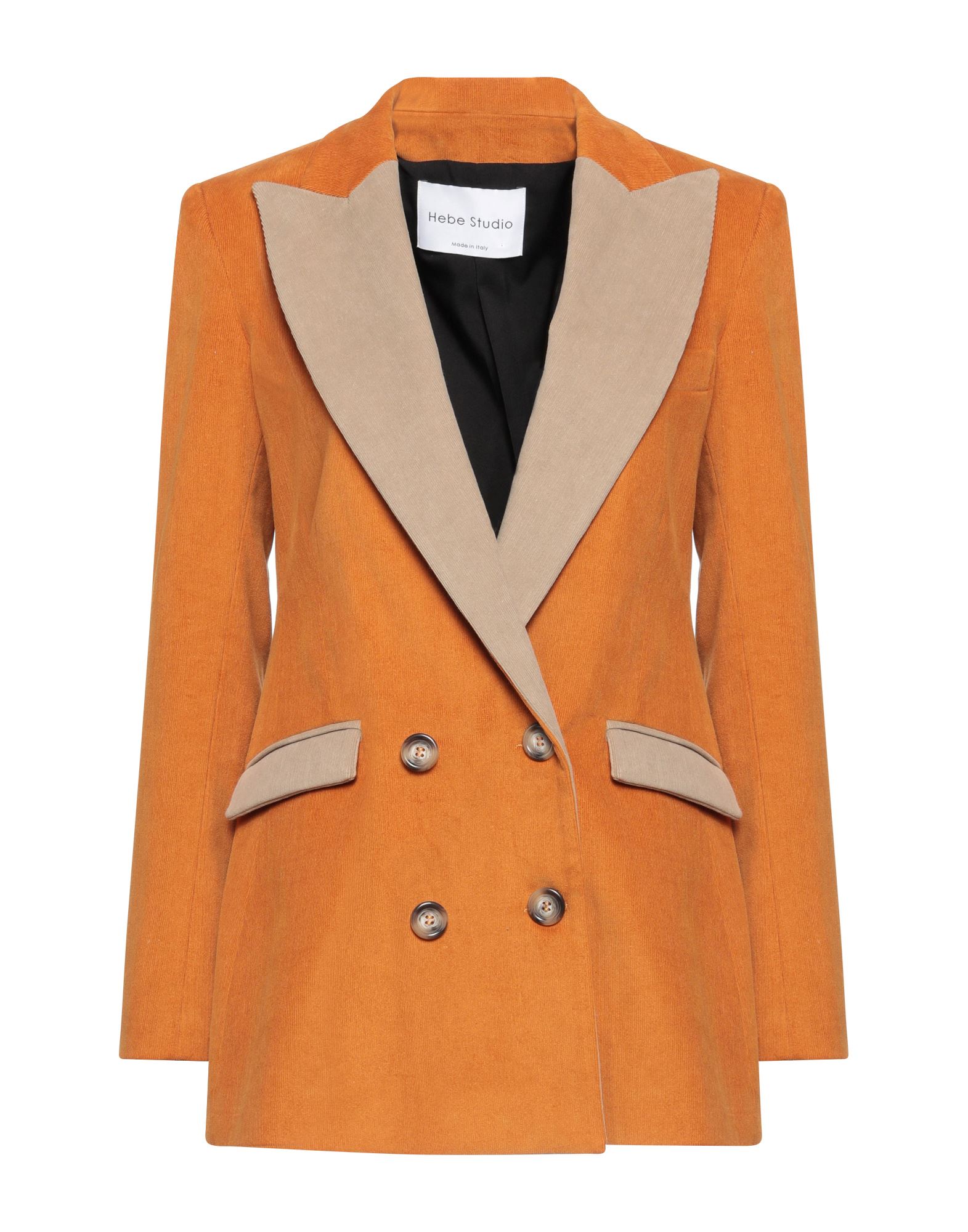 Hebe Studio Suit Jackets In Orange