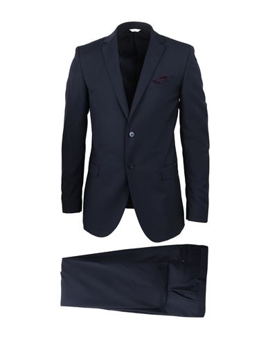 Manuel Ritz Man Suit Midnight Blue Size 38 Virgin Wool