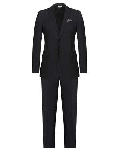 Manuel Ritz Man Suit Black Size 46 Virgin Wool