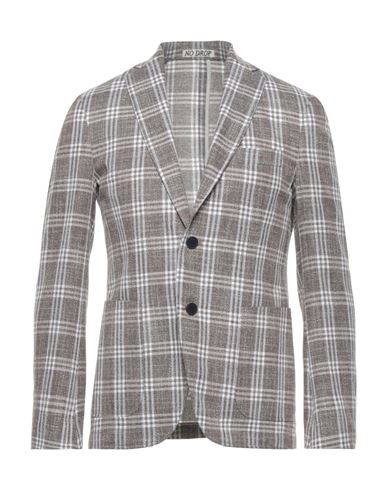 Angelo Nardelli Man Suit Jacket Khaki Size 44 Polyester, Cotton In Beige