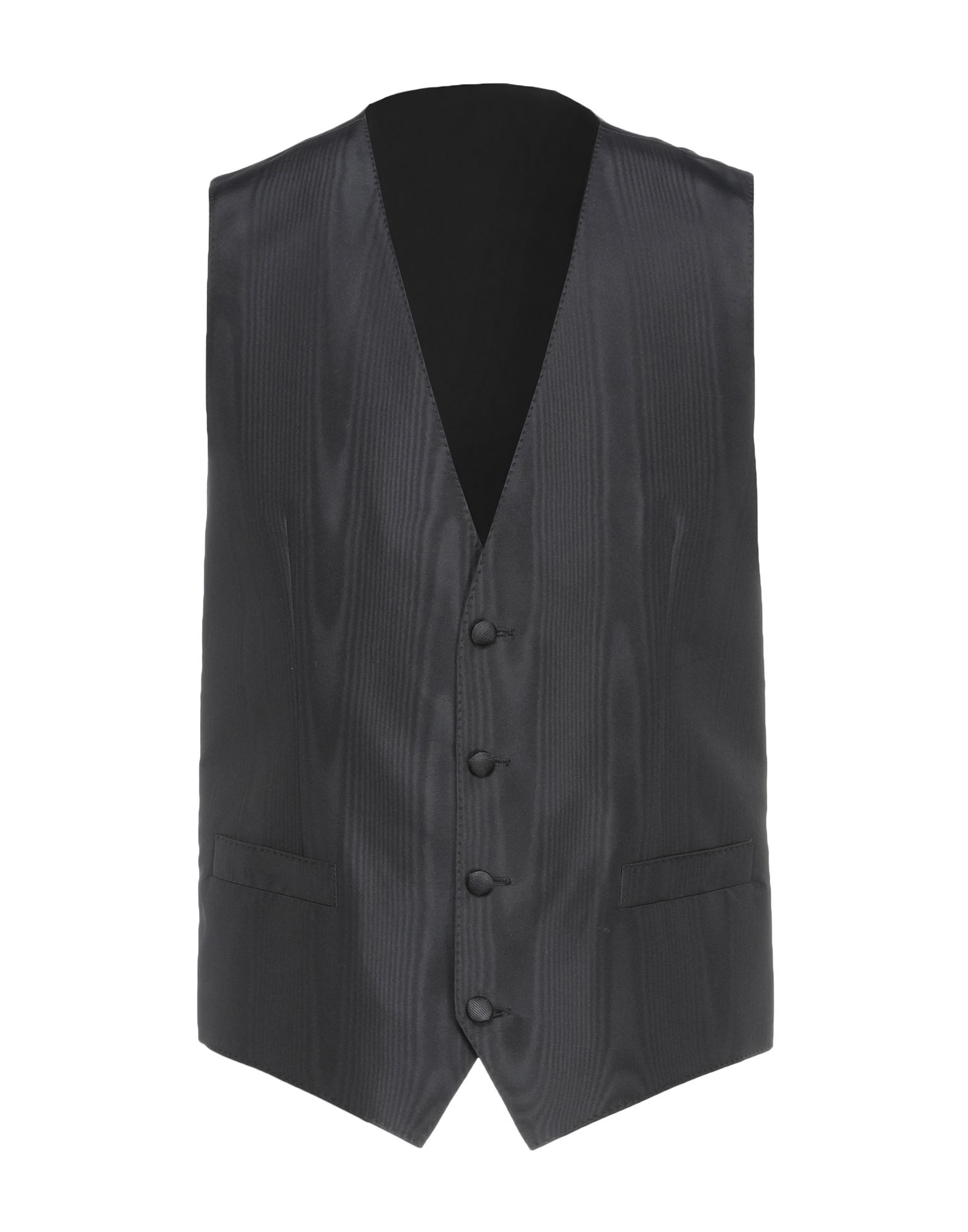 Dolce & Gabbana Man Tailored Vest Black Size 44 Silk