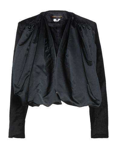 Comme Des Garçons Woman Blazer Black Size Xs Cotton, Rayon, Polyester