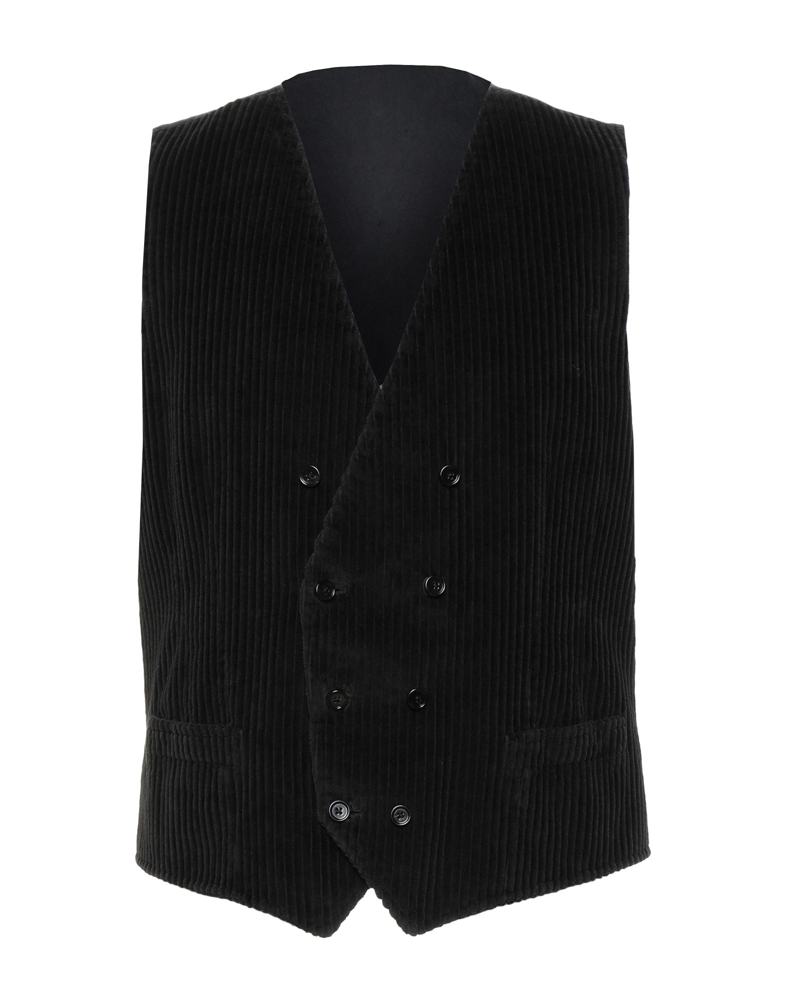 Dolce & Gabbana Man Tailored Vest Black Size 46 Cotton