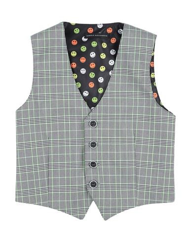 Daniele Alessandrini Babies'  Toddler Boy Tailored Vest Acid Green Size 5 Polyester, Polyamide