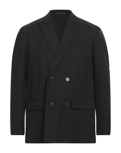 Valentino Garavani Man Blazer Black Size 42 Mohair Wool, Virgin Wool