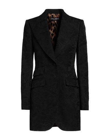 Dolce & Gabbana Woman Blazer Black Size 2 Polyester, Acetate, Polyamide
