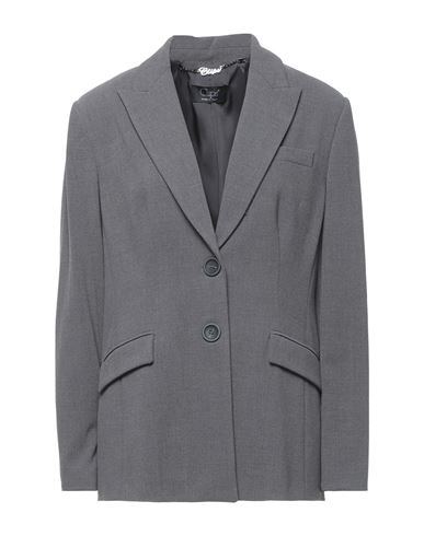 Clips Woman Blazer Grey Size 8 Acrylic, Viscose, Wool, Polyamide