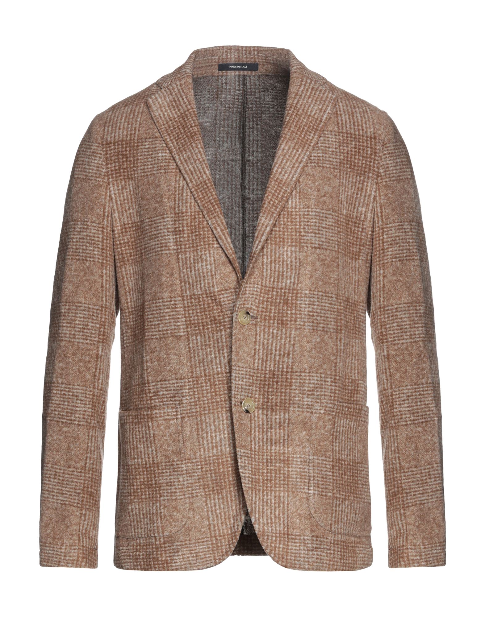 Angelo Nardelli Suit Jackets In Camel