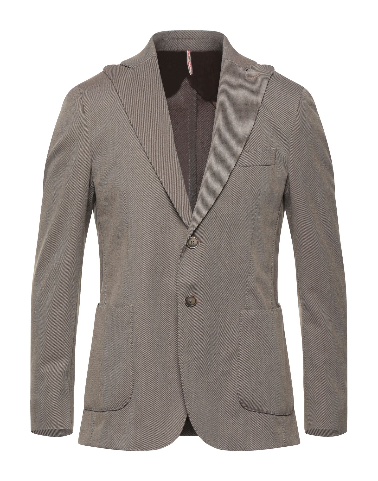 Santaniello Suit Jackets In Brown