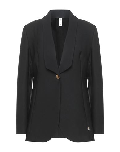 Souvenir Woman Blazer Black Size S Polyester, Elastane