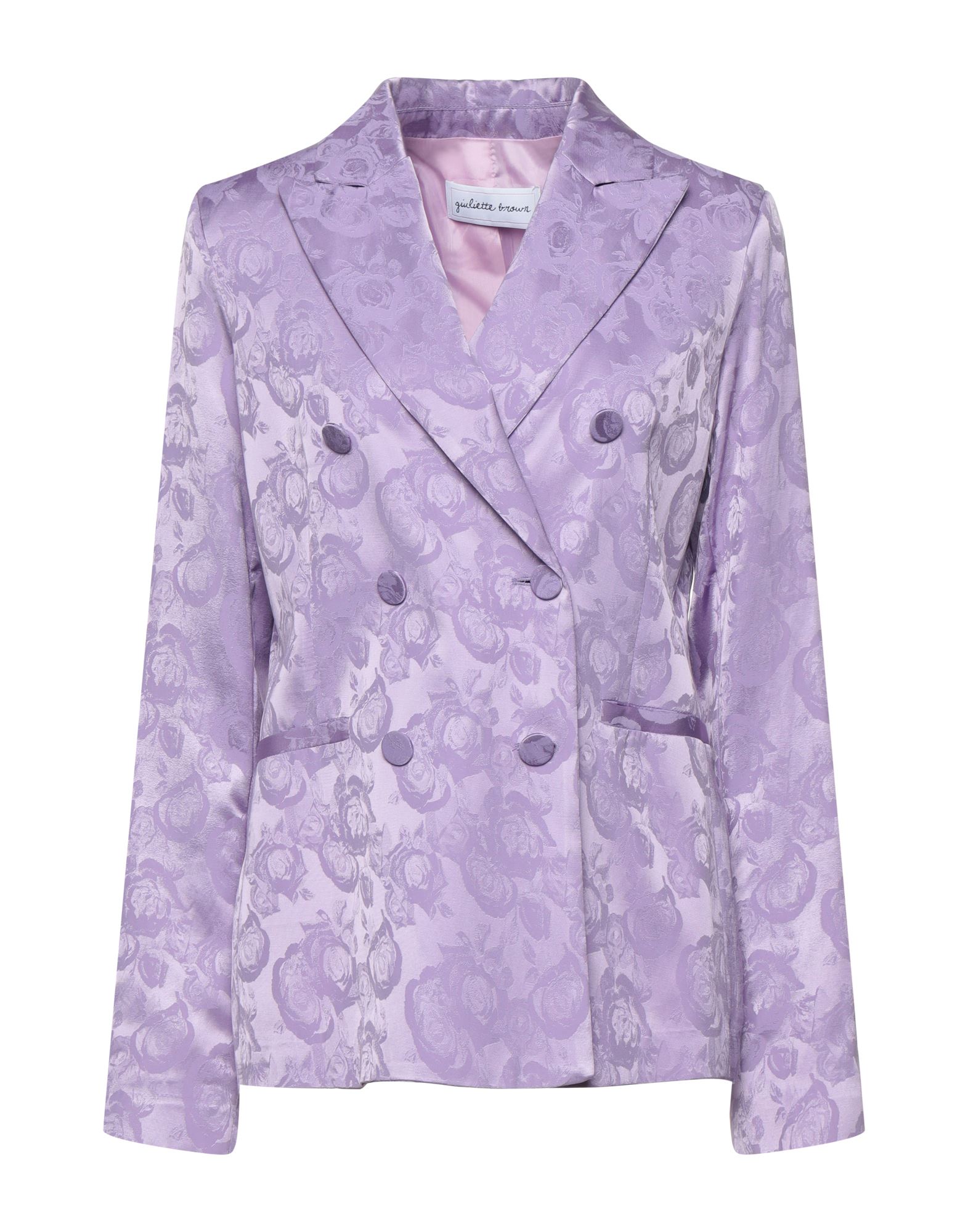 Giuliette Brown Suit Jackets In Purple