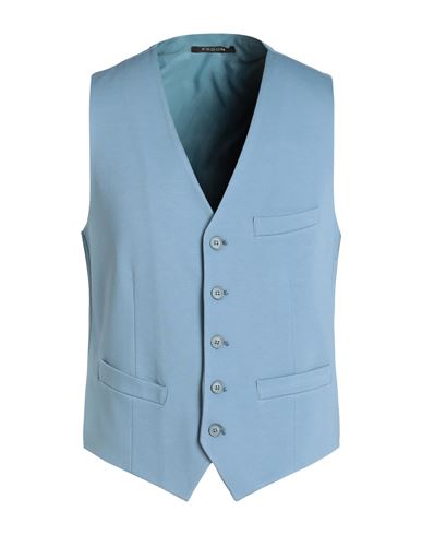 Xagon Man Tailored Vest Pastel Blue Size 44 Viscose, Polyamide, Elastane