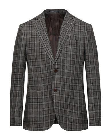 Cesare Sarti Man Blazer Khaki Size 42 Linen, Virgin Wool, Cotton, Polyamide In Beige